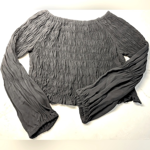 Y2K Elegant ruched blouse - Picture 3 of 4